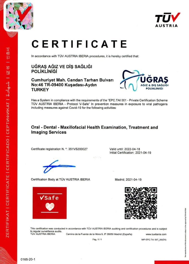 TÜV Quality Certificate